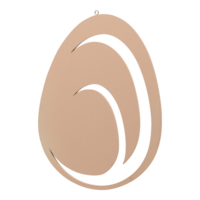 Egg with hanger,