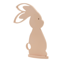 Rabbit on base plate,