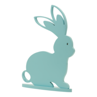 Rabbit on base plate,