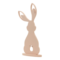 Rabbit on base plate,