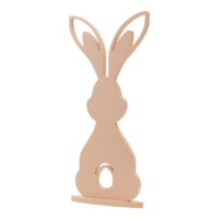 Rabbit on base plate,