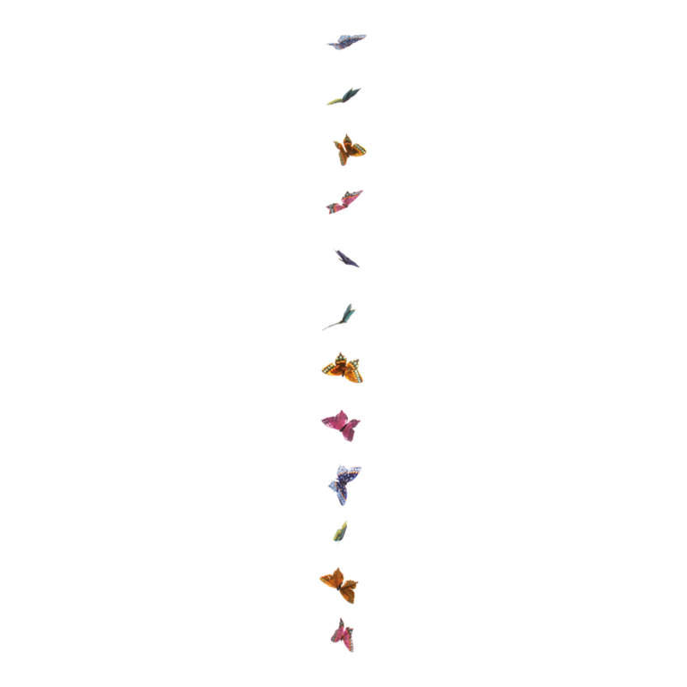 Butterfly garland