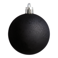 Christmas ball, black matt,