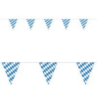"Oktoberfest decoration pennant chain BAYERN 4 m"