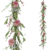 "Artificial dahlia garland 15 x 232 x 7 cm "