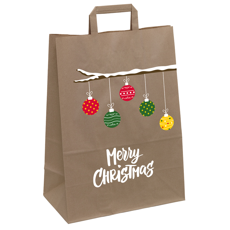 Paper bags Christmasballs 