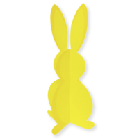 "Decorative bunny paper display 40 cm"