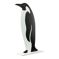 Pinguin 60x37cm incl. standplaat