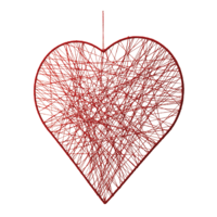 Heart with jute