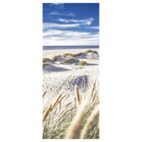 "Flame retardant fabric banner dunescape"