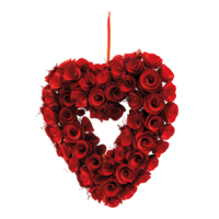 Wreath heart-shaped