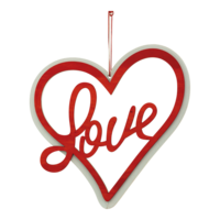 Heart with lettering 