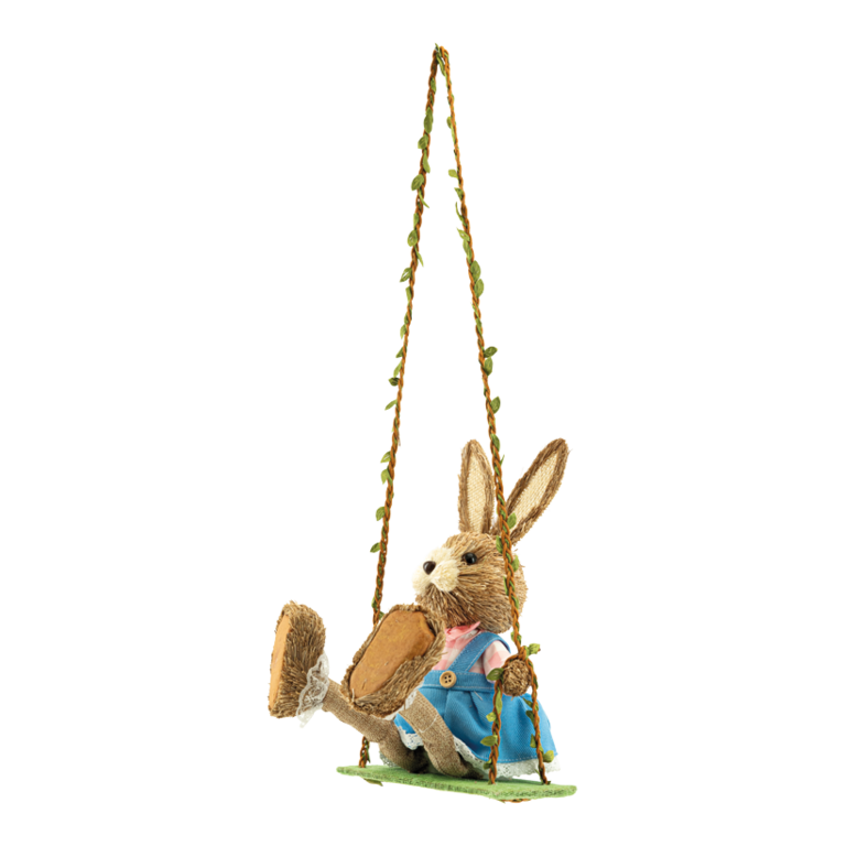 Rabbit on swing