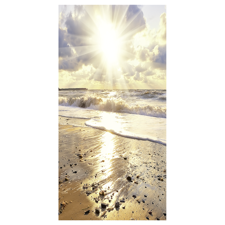 "Flame retardant fabric banner sea beach"