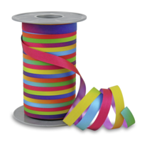 "Poly ribbon ""Glimmer"" 10 mm 100 m, coloured"