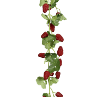 "Artificial raspberry garland 50 cm with 21 fruits"