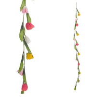 "Artificial colourful tulip vine 180 cm"