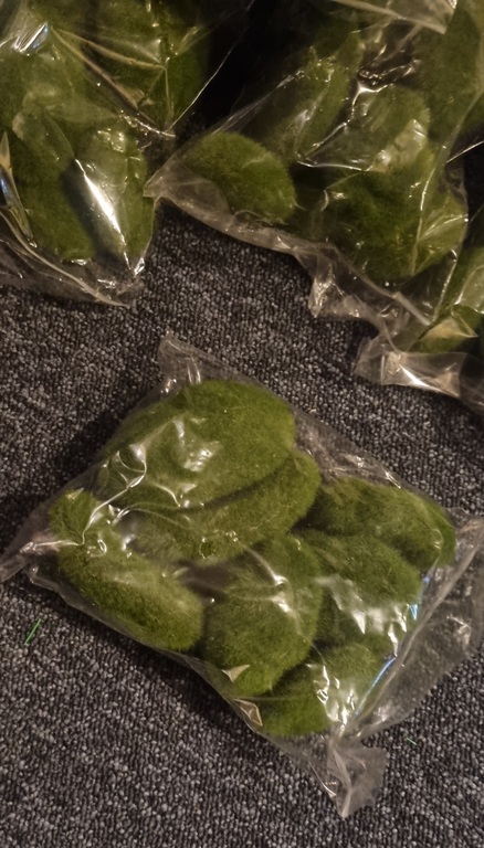 Showroompakket Moss steentjes 11 zakjes 