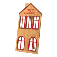 Wooden house »Merry Christmas«
