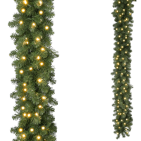 "Fir garland with warm white LED, 270 cm "