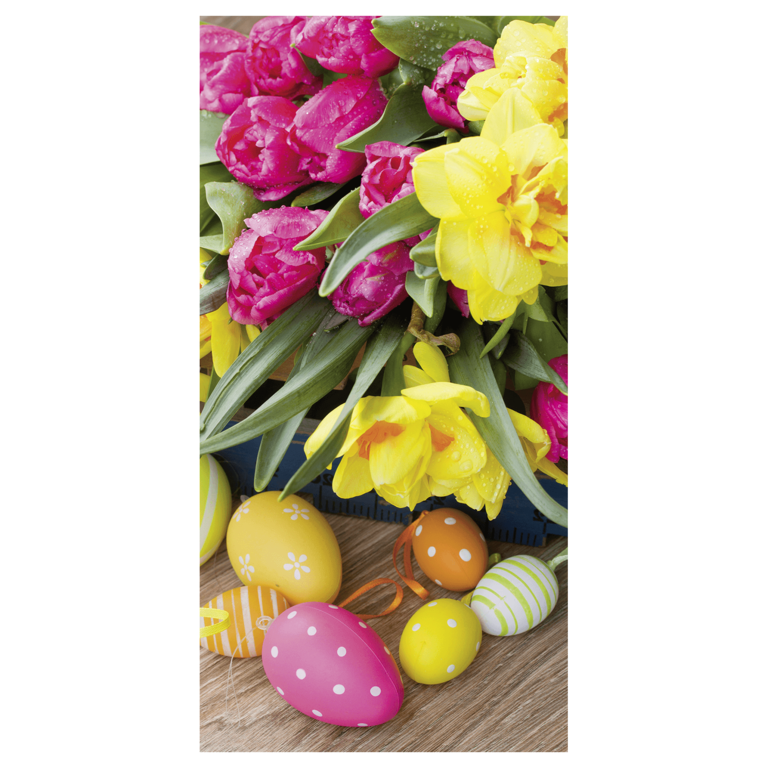 "Flame retardant fabric banner Easter"