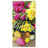 "Flame retardant fabric banner Easter"