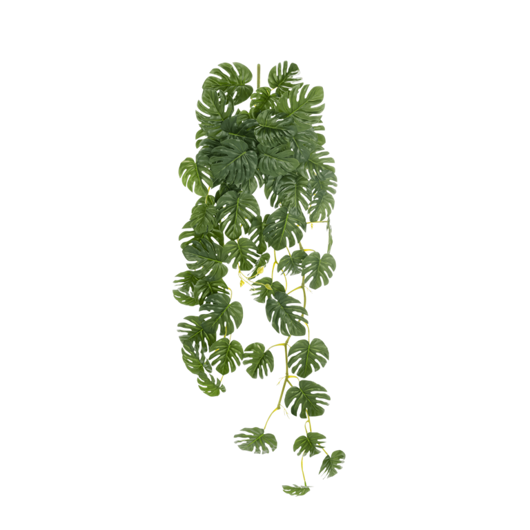 "Artificial philo hanger with stick green 85 cm"