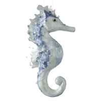 "Decorative seahorse with sequins 25 cm"
