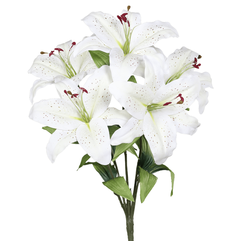 "Artificial lily bush 55 cm"
