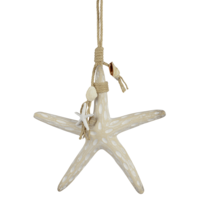 "Decorative starfish with cord 30 cm Ø"