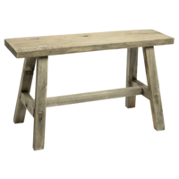 "Decorative wooden stool 48 cm"