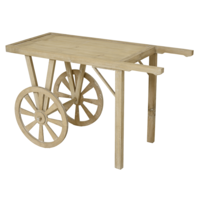 "Decorative wooden trolley 100 x 45 cm"