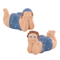 "Women figures made of polyresin set of 2 pieces"
