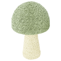 "Decorative mushroom made from paper cord 22 cm"