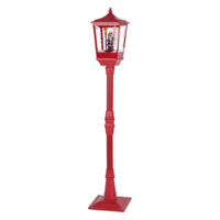"Decorative LED lantern in red 135 cm, indoor"