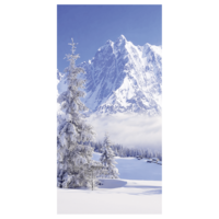 "Flame retardant fabric banner ""Snow sky"""