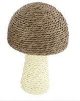 "Decorative mushroom made from paper cord 22 cm"