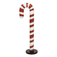 "XXL decorative candy cane made of polyresin 122 cm"
