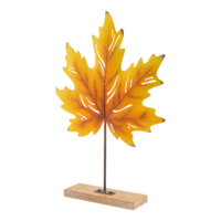 Maple leaf on stand