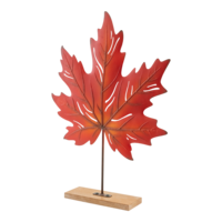 Maple leaf on stand