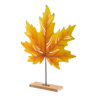 Maple leaf on stand