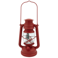 "Sound lantern with snow effect in red 24.5 cm "