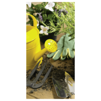 "Flame retardant fabric banner garden start"