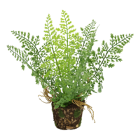 "Artificial fern bush in a pot 24 x 14 cm"