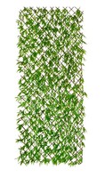 "Deco Bamboo Fence with Leaves 8 x 90 x 180 cm green"