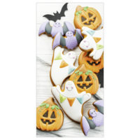 "Flame retardant Fabric banner Halloween cookies"