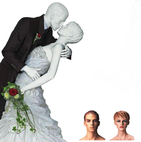 Mannequin Couple In Love