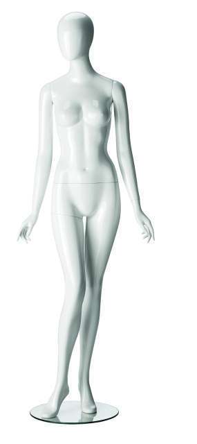 Mannequin Ringo Dame Hoogglans Wit