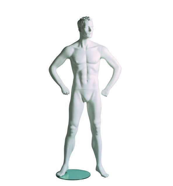 Sportfiguur Fitnes B Man - wit