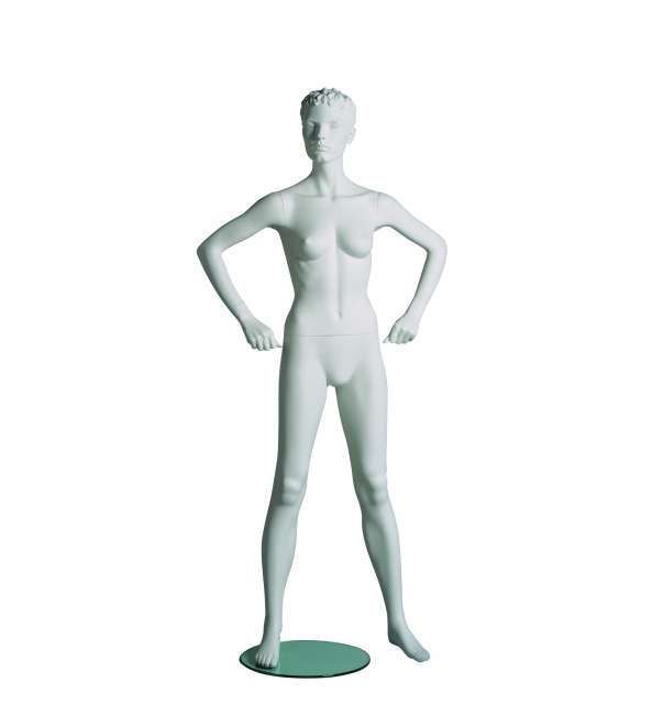 Sportfiguur Fitnes B Dame - wit